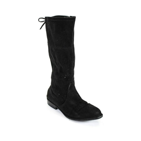 Pre-owned|Stuart Weitzman Womens Black Suede Lowland Bow Midi Calf Boots Shoes Size 3
Pre-owned|Stuart Weitzman Womens Black Suede Lowland Bow Midi Calf Boots Shoes Size 3