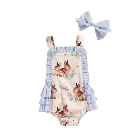 Calsunbaby Newborn Baby Girl Easter Bunny Romper Rabbit Print Bodysuit Jumpsuit Infant Summer Outfits One-Piece 6-9 Months
Calsunbaby Newborn Baby Girl Easter Bunny Romper Rabbit Print Bodysuit Jumpsuit Infant Summer Outfits One-Piece 6-9 Months