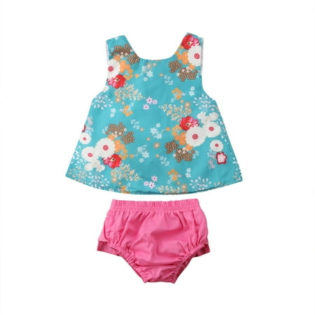 Caitzr Summer Baby Girls Floral Sleeveless Cross Back Tank Tops Elastic Waist Triangle Shorts Set
Caitzr Summer Baby Girls Floral Sleeveless Cross Back Tank Tops Elastic Waist Triangle Shorts Set