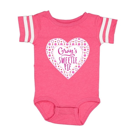 Inktastic Gran s Sweetie Pie with Pink Hearts Gift Baby Boy or Baby Girl Bodysuit
Inktastic Gran s Sweetie Pie with Pink Hearts Gift Baby Boy or Baby Girl Bodysuit