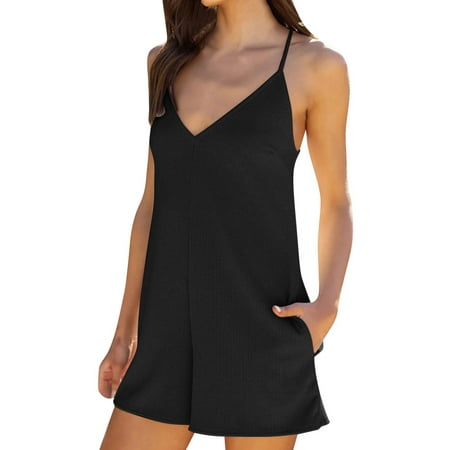 Women s Summer Solid Color Suspenders Can Be Adjusted Pocket Casual Loose Shorts Corset Jumpsuits for Women Sweater Jumpsuit for Women
Women s Summer Solid Color Suspenders Can Be Adjusted Pocket Casual Loose Shorts Corset Jumpsuits for Women Sweater Jumpsuit for Women
