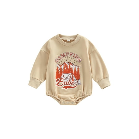 Meihuida Baby Fall Romper Long Sleeve Round Neck Bull Head/Tent Print One-Piece Bodysuit
Meihuida Baby Fall Romper Long Sleeve Round Neck Bull Head/Tent Print One-Piece Bodysuit