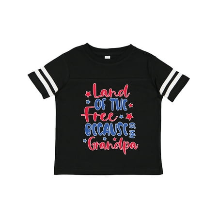 Inktastic Memorial Day Land of the Free Because of My Grandpa Gift Toddler Boy or Toddler Girl T-Shirt
Inktastic Memorial Day Land of the Free Because of My Grandpa Gift Toddler Boy or Toddler Girl T-Shirt