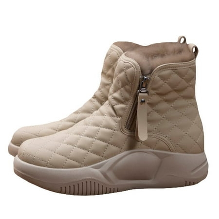 Women s Warm Thick Soled Snow Boots Wide Width Waterproof Outdoor Ankle Booties Zipper Winter Comfortable Shoes
Women s Warm Thick Soled Snow Boots Wide Width Waterproof Outdoor Ankle Booties Zipper Winter Comfortable Shoes