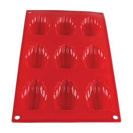 1 Oz Madeleine High Heat Silicone Baking Mold 9 Cavities