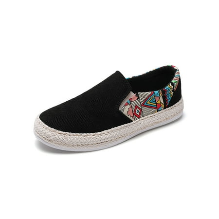 Daeful Men Flats Slip-On Loafers Espadrilles Casual Shoes Mens Fashion Lightweight Non Slip Sneakers Black 6.5
Daeful Men Flats Slip-On Loafers Espadrilles Casual Shoes Mens Fashion Lightweight Non Slip Sneakers Black 6.5