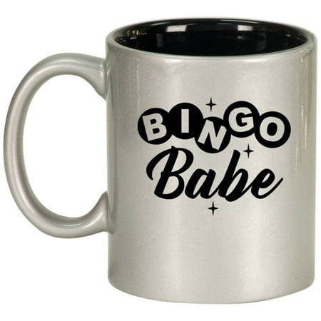 Bingo Babe Ceramic Coffee Mug Tea Cup Gift for Her Sister Women Family Best Friend Grandma Grandmother Mom Game Night Girlfriend Wife Mother’s Day Anniversary Birthday (11oz Silver)
Bingo Babe Ceramic Coffee Mug Tea Cup Gift for Her Sister Women Family Best Friend Grandma Grandmother Mom Game Night Girlfriend Wife Mother’s Day Anniversary Birthday (11oz Silver)