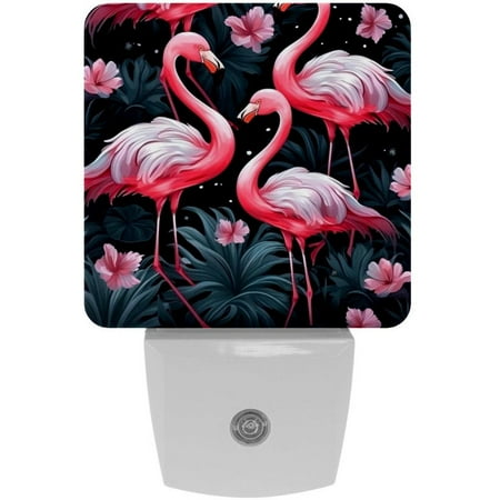 Flamingo LED Square Night Lights - Energy Efficient Plug-in Wall Lamp with Auto Sensor Soft Glow Illumination - for Bedroom Nursery Bathroom - Set of 2 White
Flamingo LED Square Night Lights - Energy Efficient Plug-in Wall Lamp with Auto Sensor Soft Glow Illumination - for Bedroom Nursery Bathroom - Set of 2 White