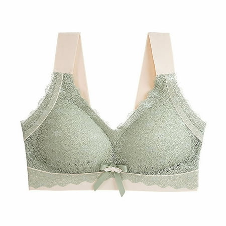Hesxuno Bras for Women Sexy Womens Sexy Bra Ultra-Thin Cup No Steel Ringunderwear Gathered Sleep Bra