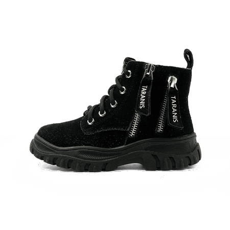 TARANIS Boys Leather Boots Teens Boys Soft-soled Shoes With Shoelaces & Side Zip For Fall Winter New
TARANIS Boys Leather Boots Teens Boys Soft-soled Shoes With Shoelaces & Side Zip For Fall Winter New