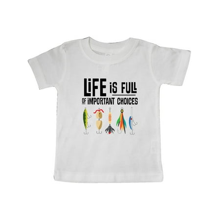 Inktastic Fishing Life is Full of Important Choices Gift Baby Boy or Baby Girl T-Shirt
Inktastic Fishing Life is Full of Important Choices Gift Baby Boy or Baby Girl T-Shirt