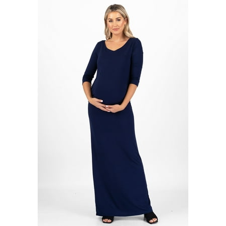 Ruched Bodycon Maternity Dress