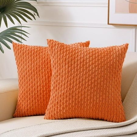 Fancy Homi 2 Packs Orange Euro Decorative Throw Pillow Covers 16x16 Inch for Living Room Couch Bed Sofa Halloween Pumpkin Autumn Fall Home Decor Soft Striped Corduroy Square Cushion Case 16x16
Fancy Homi 2 Packs Orange Euro Decorative Throw Pillow Covers 16x16 Inch for Living Room Couch Bed Sofa Halloween Pumpkin Autumn Fall Home Decor Soft Striped Corduroy Square Cushion Case 16x16