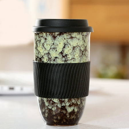RuiKe Ceramic Mug with Silicon Lid and Sleeve Large Portable Reusable Convenient and Uniquely Style for Daily Life
RuiKe Ceramic Mug with Silicon Lid and Sleeve Large Portable Reusable Convenient and Uniquely Style for Daily Life