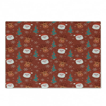 Holiday Cutting Board Smiling Cartoon Santa with Rudolph Tree and Snowflake Christmas Holiday Decorative Tempered Glass Cutting and Serving Board Small Size Multicolor Red by Ambesonne
Holiday Cutting Board Smiling Cartoon Santa with Rudolph Tree and Snowflake Christmas Holiday Decorative Tempered Glass Cutting and Serving Board Small Size Multicolor Red by Ambesonne