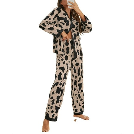2pcs Set Casual All Over Print V neck PJ Pant Sets Long Sleeve Women s Pajama Sets (Women s)
2pcs Set Casual All Over Print V neck PJ Pant Sets Long Sleeve Women s Pajama Sets (Women s)
