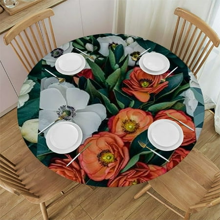 Sheronv Flowers Leaves Market Round Table Cover Stain Resistant Washable Indoor Outdoor Tablecloth Kitchen Dining Wedding Parties Waterproof Fabric 100% Polyester 31-35
Sheronv Flowers Leaves Market Round Table Cover Stain Resistant Washable Indoor Outdoor Tablecloth Kitchen Dining Wedding Parties Waterproof Fabric 100% Polyester 31-35
