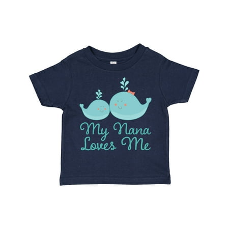 Inktastic My Nana Loves Me Gift Toddler Boy or Toddler Girl T-Shirt