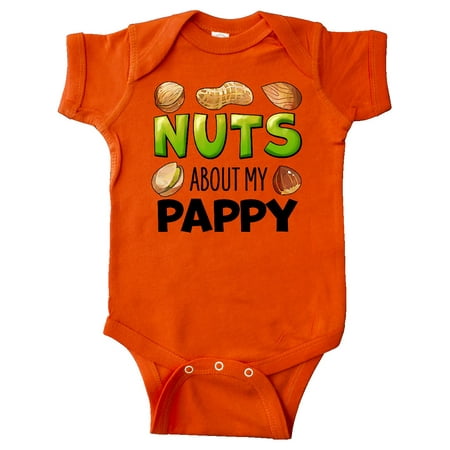 Inktastic Nuts About My Pappy Peanut Almond Pistachio Gift Baby Boy or Baby Girl Bodysuit 
Inktastic Nuts About My Pappy Peanut Almond Pistachio Gift Baby Boy or Baby Girl Bodysuit