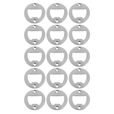 OUNONA 15Pcs Round Metal Strong Polished Bottle Opener Insert Parts Beer Bottle Opener Silver
OUNONA 15Pcs Round Metal Strong Polished Bottle Opener Insert Parts Beer Bottle Opener Silver
