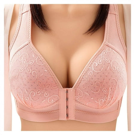 purcolt Front Closure Plus Size Seamless Wirefree Bra Full-Coverage Comfort Cotton Bralette Lightly Lined Convertible Comfort Bra for Everyday Wear(36B-46D)
purcolt Front Closure Plus Size Seamless Wirefree Bra Full-Coverage Comfort Cotton Bralette Lightly Lined Convertible Comfort Bra for Everyday Wear(36B-46D)