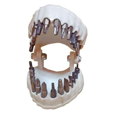 28 Hole Hex Bit Organizer Denture Drill Bit Holder Fits 1/4 Inch Hex Bit and Drive Bit Adapter (White)
28 Hole Hex Bit Organizer Denture Drill Bit Holder Fits 1/4 Inch Hex Bit and Drive Bit Adapter (White)