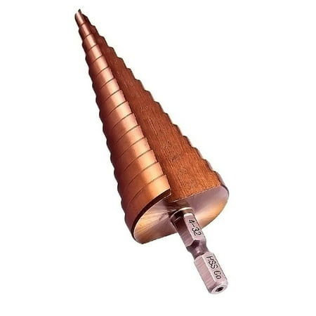 M35 Cobalt HSS Step Drill Bit HSS High-Speed Steel Cone Hex Metal Drill Bits Tool Set 4-32mm
M35 Cobalt HSS Step Drill Bit HSS High-Speed Steel Cone Hex Metal Drill Bits Tool Set 4-32mm