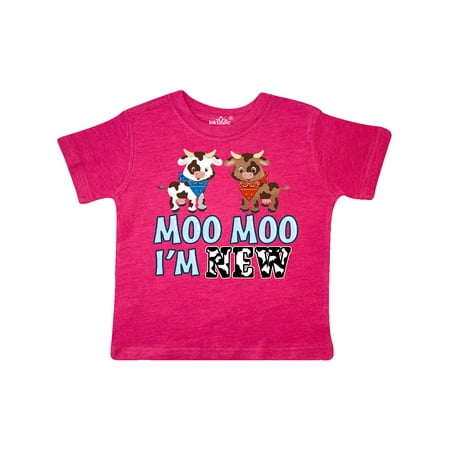 Inktastic Moo Moo I m New with Cute Holstein Cows Gift Toddler Boy or Toddler Girl T-Shirt
Inktastic Moo Moo I m New with Cute Holstein Cows Gift Toddler Boy or Toddler Girl T-Shirt