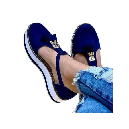 Rockomi Women Close Toe Tassel Walking Platform Sandals Ladies Summer Holiday Shoes Size 
Rockomi Women Close Toe Tassel Walking Platform Sandals Ladies Summer Holiday Shoes Size