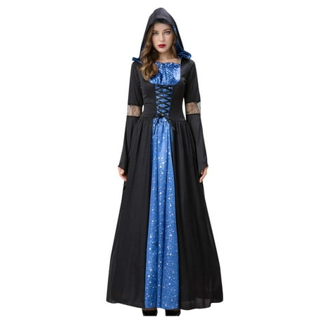 Long Sleeve Dress for Women Cocktail Dresses for Women Woman Fashion Solid Vintage Retro Robe Masquerade Cosplay Costume Hooded Bell Sleeve Dress Womens Dresses Casual Long Sleeve Black XL
Long Sleeve Dress for Women Cocktail Dresses for Women Woman Fashion Solid Vintage Retro Robe Masquerade Cosplay Costume Hooded Bell Sleeve Dress Womens Dresses Casual Long Sleeve Black XL