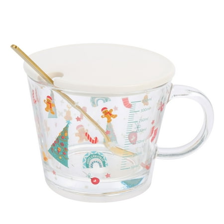 Hemoton 1 Set of Christmas Themed Glass Cup Adorable Breakfast Cup Milk Measuring Cup
Hemoton 1 Set of Christmas Themed Glass Cup Adorable Breakfast Cup Milk Measuring Cup