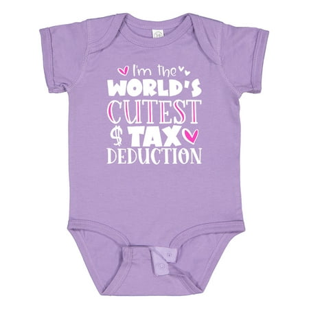 Inktastic I m the Worlds Cutest Tax Deduction Pink Hearts Gift Baby Boy or Baby Girl Bodysuit
Inktastic I m the Worlds Cutest Tax Deduction Pink Hearts Gift Baby Boy or Baby Girl Bodysuit