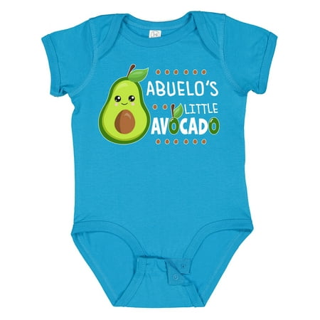 Inktastic Abuelo s Little Avocado with Cute Baby Avocado Gift Baby Boy or Baby Girl Bodysuit