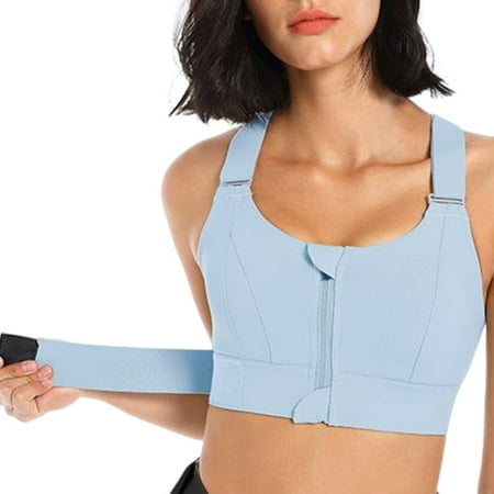 Women s Plus Size Zipper Sports Bra Adjustable Strap Underwear High Strength Shockproof Running Yoga Fitness Bra
Women s Plus Size Zipper Sports Bra Adjustable Strap Underwear High Strength Shockproof Running Yoga Fitness Bra