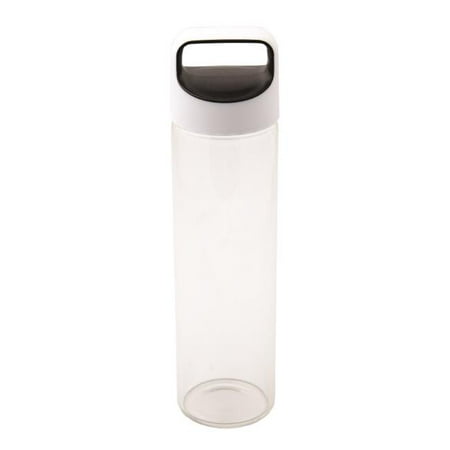600 ml 20 oz Glass Water Bottle - Clear Glass Bottle / White / Black Lid
600 ml 20 oz Glass Water Bottle - Clear Glass Bottle / White / Black Lid