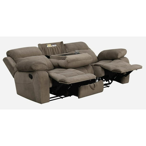 Myleene Motion Sofa with Drop Down and Pillow Arms Mocha
