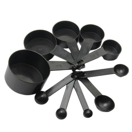 Leodye Black and Friday Deals Clearance 10Pcs Black Plastic Measuring Spoons Cups Set Tools Measure for Baking Coffee
Leodye Black and Friday Deals Clearance 10Pcs Black Plastic Measuring Spoons Cups Set Tools Measure for Baking Coffee