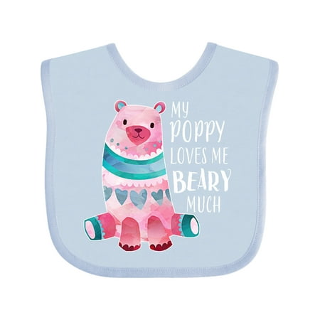 Inktastic My Poppy Loves Me Beary Much with Cute Bear Gift Baby Boy or Baby Girl Bib
Inktastic My Poppy Loves Me Beary Much with Cute Bear Gift Baby Boy or Baby Girl Bib