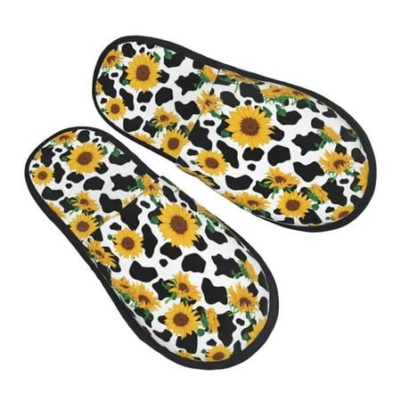 Ocsxa Mens Womens Cozy Memory Foam Scuff Slippers Slip On Warm House Shoes Indoor/Outdoor Cute Cow Print Sunflower A Designs-Medium
Ocsxa Mens Womens Cozy Memory Foam Scuff Slippers Slip On Warm House Shoes Indoor/Outdoor Cute Cow Print Sunflower A Designs-Medium