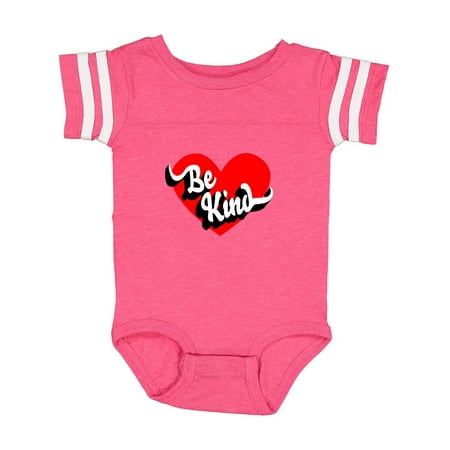 Inktastic Be Kind Big Red Heart Gift Baby Boy or Baby Girl Bodysuit