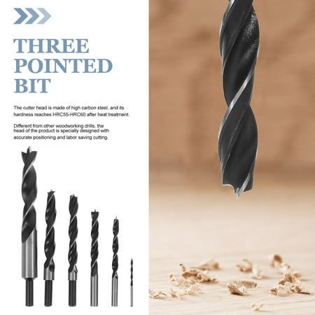 6Pcs Professional Drill Bit Heavy Duty Drill Bits for Metal Steel Wood Plastic
6Pcs Professional Drill Bit Heavy Duty Drill Bits for Metal Steel Wood Plastic
