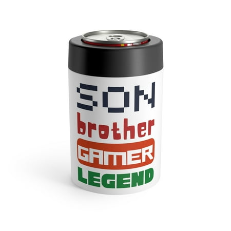 Funny Sayings Son Brother Gamer Legend Hobby Sarcasm Novelty Women Men Sayings Sacastic Mom Father Sarcasm Can Holder