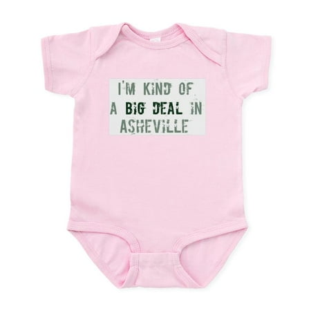 CafePress - Big Deal In Asheville Infant Bodysuit - Baby Light Bodysuit Size Newborn - 24 Months
CafePress - Big Deal In Asheville Infant Bodysuit - Baby Light Bodysuit Size Newborn - 24 Months