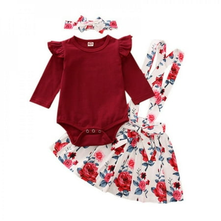 Promotion!Baby Girls Clothes Baby Cotton Ruffle Rompers Long Sleeve Bodysuit Floral Strap Bowknot Skirts Girls Summer Onesie Clothes
Promotion!Baby Girls Clothes Baby Cotton Ruffle Rompers Long Sleeve Bodysuit Floral Strap Bowknot Skirts Girls Summer Onesie Clothes