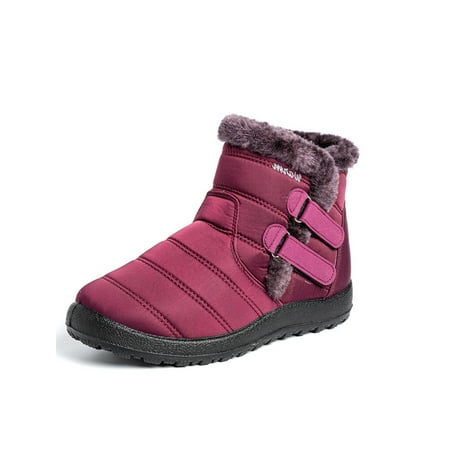 Ritualay Womens Ankle Booties Plush Lined Winter Boot Flat Snow Boots Breathable Cold Weather Warm Shoes Women Ladies Non Slip Red 5
Ritualay Womens Ankle Booties Plush Lined Winter Boot Flat Snow Boots Breathable Cold Weather Warm Shoes Women Ladies Non Slip Red 5