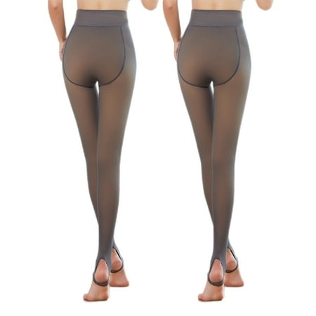TBOLINE 2 Pairs Fleece Lined Tights for Women Elastic Winter Warm (Black 85g Step on)
TBOLINE 2 Pairs Fleece Lined Tights for Women Elastic Winter Warm (Black 85g Step on)