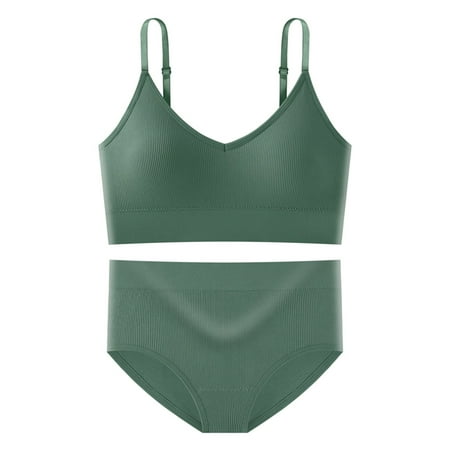 NEGJ Underwear Set For Women 2 Piece V Neck With Padded Bra Sling Lingerie Vest And Pack Big Triangle Square Panty Set
NEGJ Underwear Set For Women 2 Piece V Neck With Padded Bra Sling Lingerie Vest And Pack Big Triangle Square Panty Set
