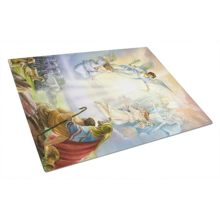 Caroline s Treasures APH5469LCB The Shepherds and Angels Appearing Glass Cutting Board Large 12H x 16W multicolor
Caroline s Treasures APH5469LCB The Shepherds and Angels Appearing Glass Cutting Board Large 12H x 16W multicolor