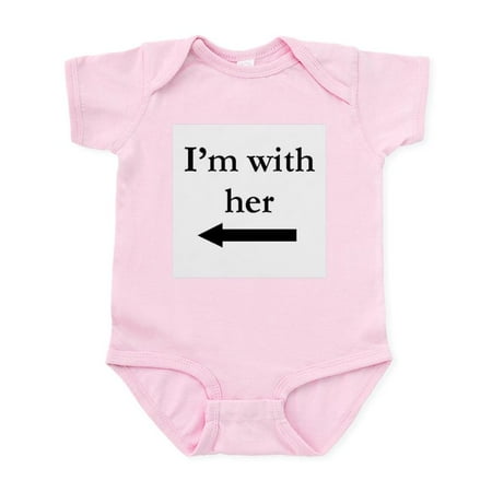 CafePress - I m With Her Reverse Infant Creeper - Baby Light Bodysuit Size Newborn - 24 Months
CafePress - I m With Her Reverse Infant Creeper - Baby Light Bodysuit Size Newborn - 24 Months