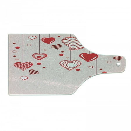 Love Cutting Board Contour Hearts Hanging on Strings Romantic Anniversary Celebration Happy Print Decorative Tempered Glass Cutting and Serving Board Wine Bottle Shape Rose Red Pink by Ambesonne
Love Cutting Board Contour Hearts Hanging on Strings Romantic Anniversary Celebration Happy Print Decorative Tempered Glass Cutting and Serving Board Wine Bottle Shape Rose Red Pink by Ambesonne